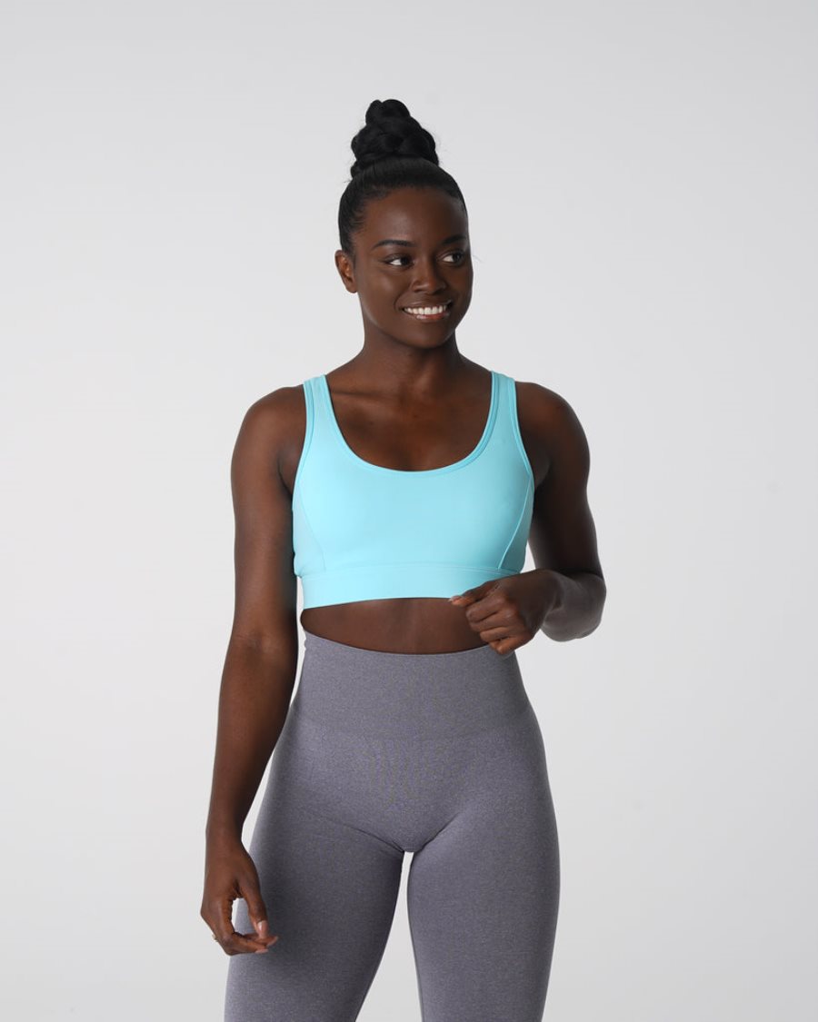 NVGTN Allure Sport Bh Damen Blau Österreich | wMNEDxD4