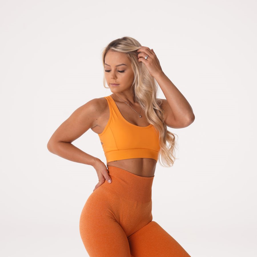 NVGTN Allure Sport Bh Damen Orange Österreich | FhGF1PRx