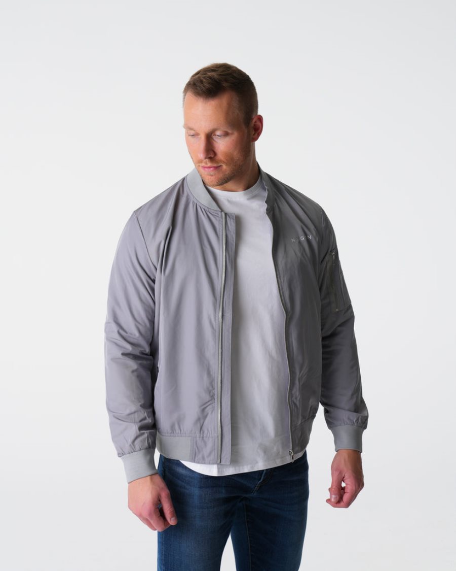 NVGTN Bomber Jacke Herren Grau Österreich | NkrY62ZH