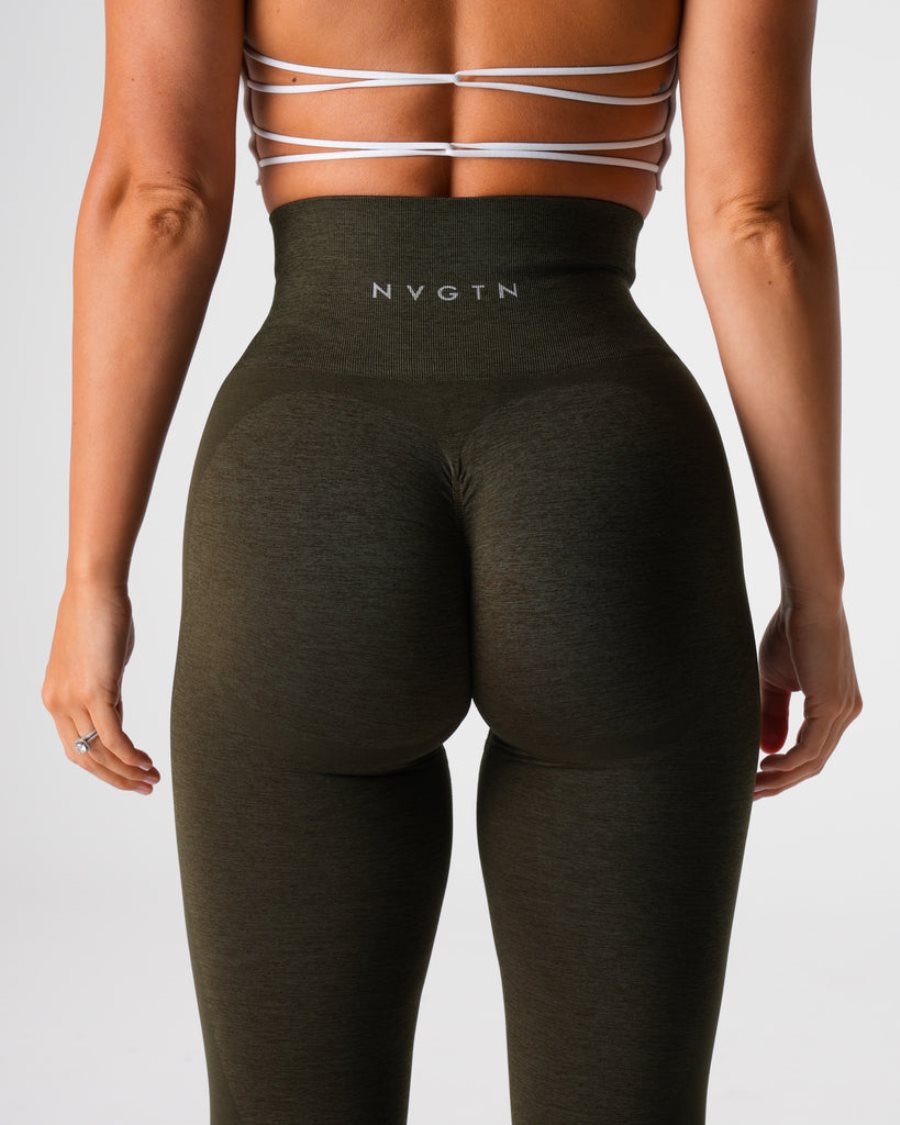 NVGTN Contour 2.0 Seamless Leggings Damen Olivgrün Österreich | qfU43MCm