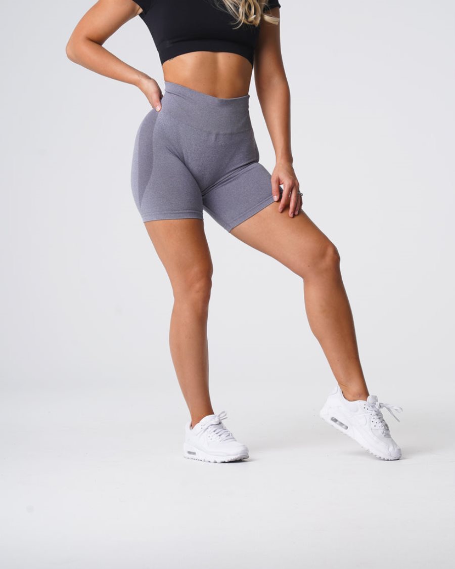 NVGTN Contour Seamless Kurze Hose Damen Grau Österreich | UeKGrYNR