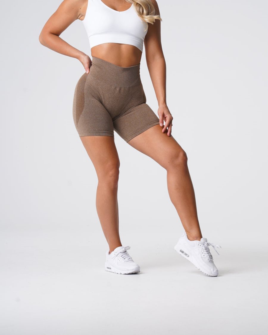 NVGTN Contour Seamless Kurze Hose Damen Braun Österreich | u1mmjLjr