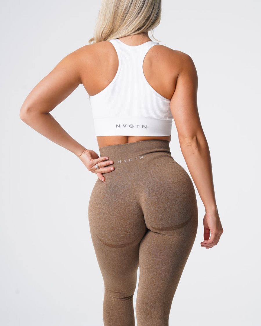 NVGTN Contour Seamless Leggings Damen Braun Österreich | 1A6UzGAp