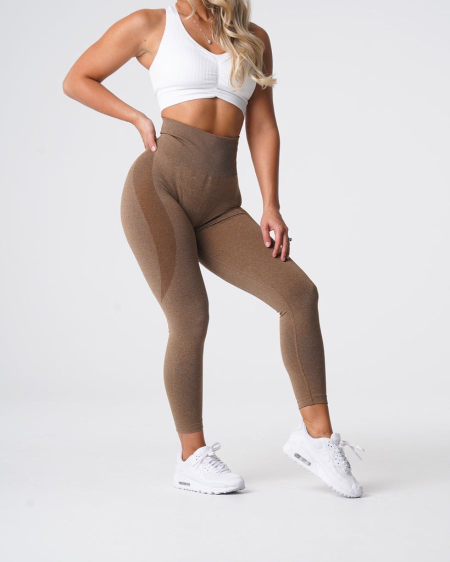 NVGTN Contour Seamless Leggings Damen Braun Österreich | 1A6UzGAp