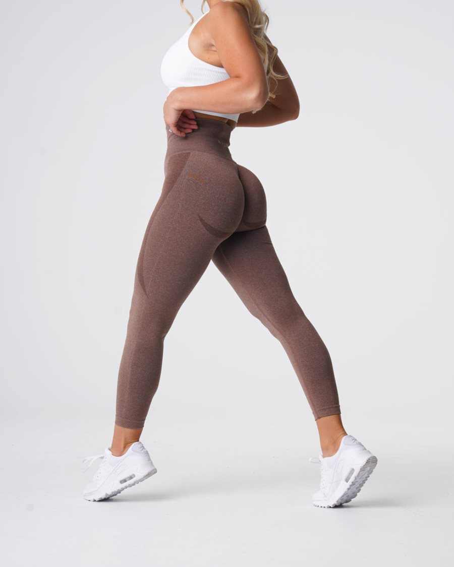 NVGTN Contour Seamless Leggings Damen Grau Braun Österreich | 1fDox1Q2