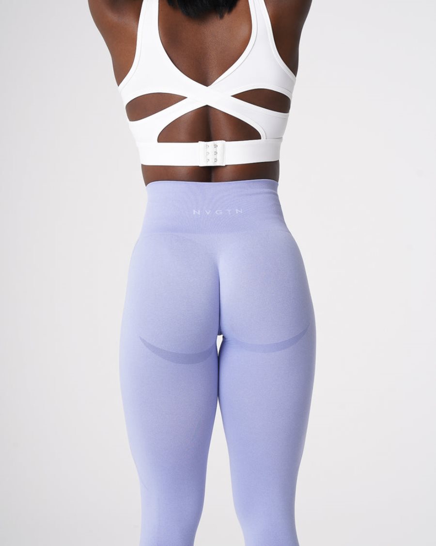 NVGTN Contour Seamless Leggings Damen Helllila Österreich | LfFS1d5h