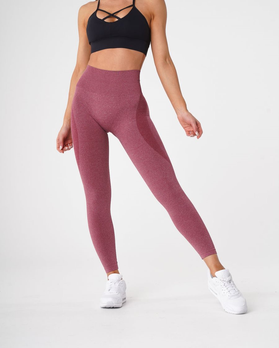 NVGTN Contour Seamless Leggings Damen Lila Rot Österreich | HtGo3EJh