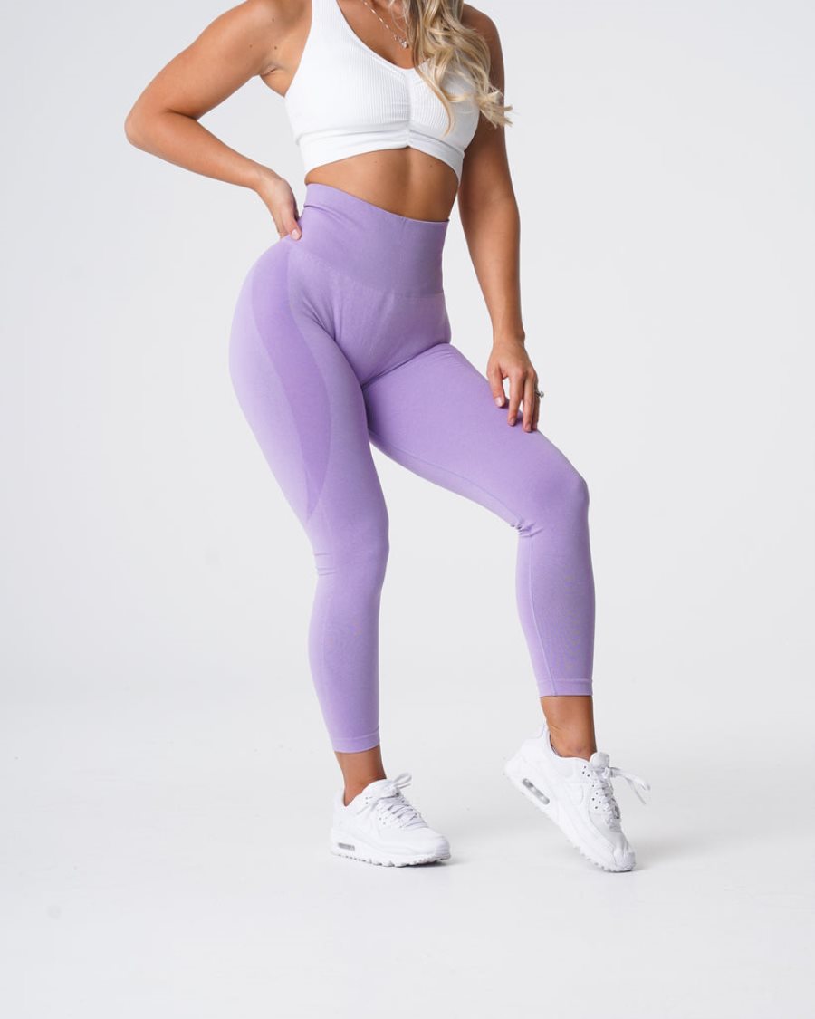 NVGTN Contour Seamless Leggings Damen Lila Österreich | W0l6VR2g