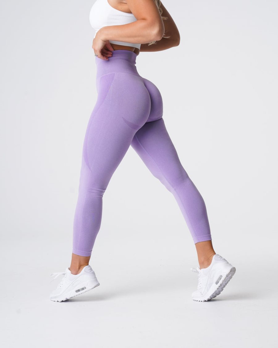 NVGTN Contour Seamless Leggings Damen Lila Österreich | W0l6VR2g