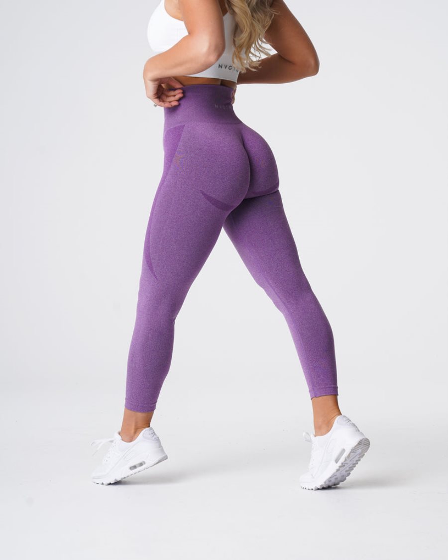 NVGTN Contour Seamless Leggings Damen Lila Österreich | n7yvSbKY