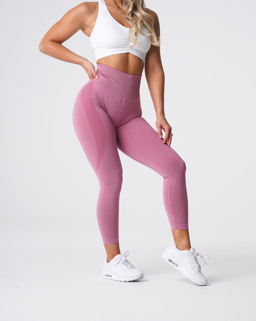 NVGTN Contour Seamless Leggings Damen Rosa Österreich | 5w4gdii7