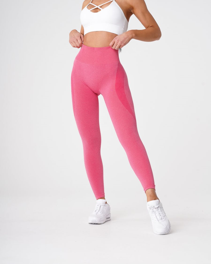 NVGTN Contour Seamless Leggings Damen Rosa Österreich | AUiDB0zc