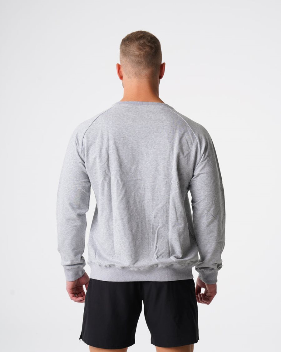 NVGTN Crew Neck Sweatshirts Herren Grau Österreich | jQJAuucI