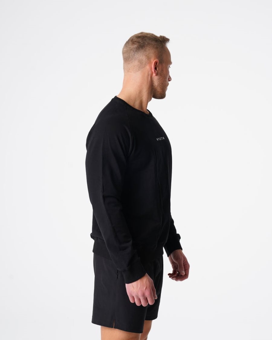 NVGTN Crew Neck Sweatshirts Herren Schwarz Österreich | myIgMB5a