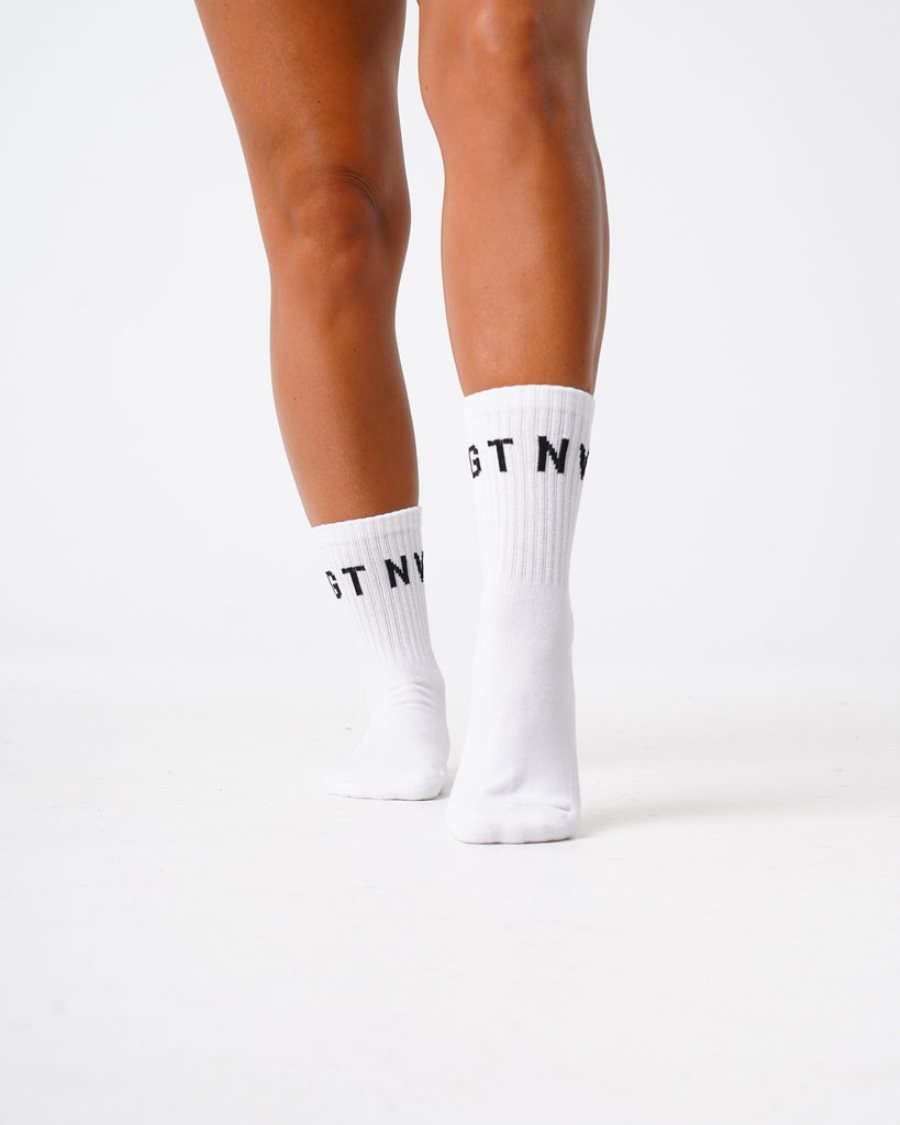 NVGTN Crew Socks Accessoires Damen Weiß Österreich | A8a5AIkR