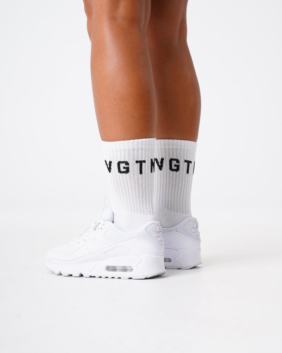 NVGTN Crew Socks Accessoires Damen Weiß Österreich | A8a5AIkR