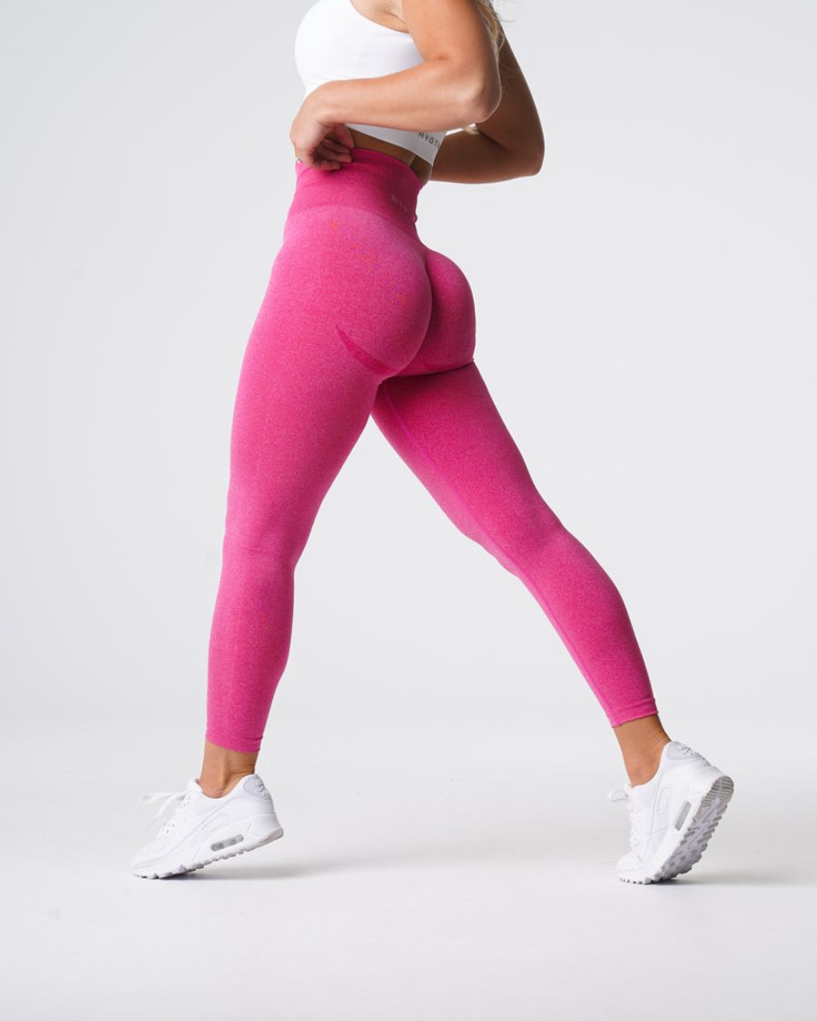 NVGTN Curve Seamless Leggings Damen Fuchsie Österreich | 5IaWvuFN