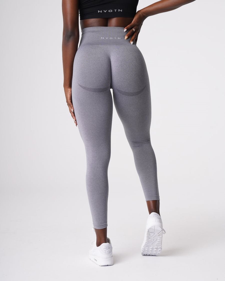 NVGTN Curve Seamless Leggings Damen Grau Österreich | HuU6W3TE