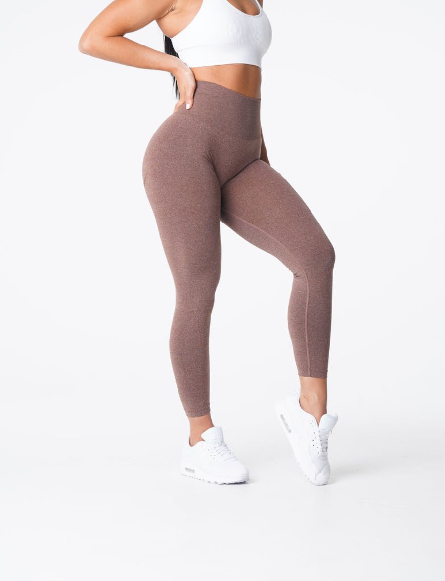 NVGTN Curve Seamless Leggings Damen Grau Braun Österreich | QBwB7hnO