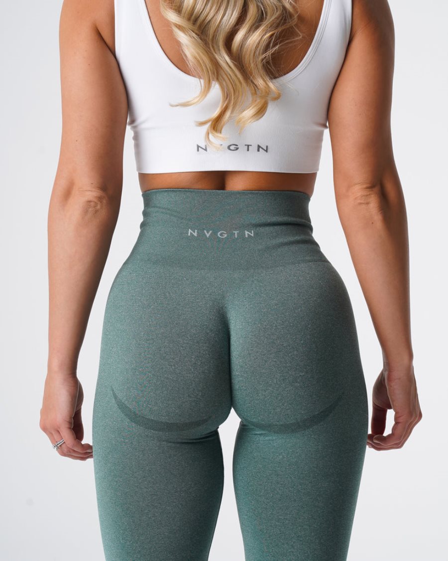 NVGTN Curve Seamless Leggings Damen Grün Österreich | yyOgkZYQ