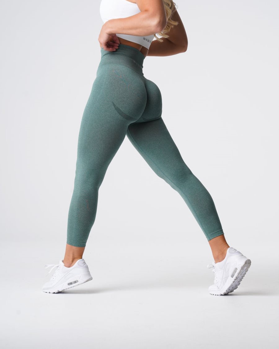 NVGTN Curve Seamless Leggings Damen Grün Österreich | yyOgkZYQ