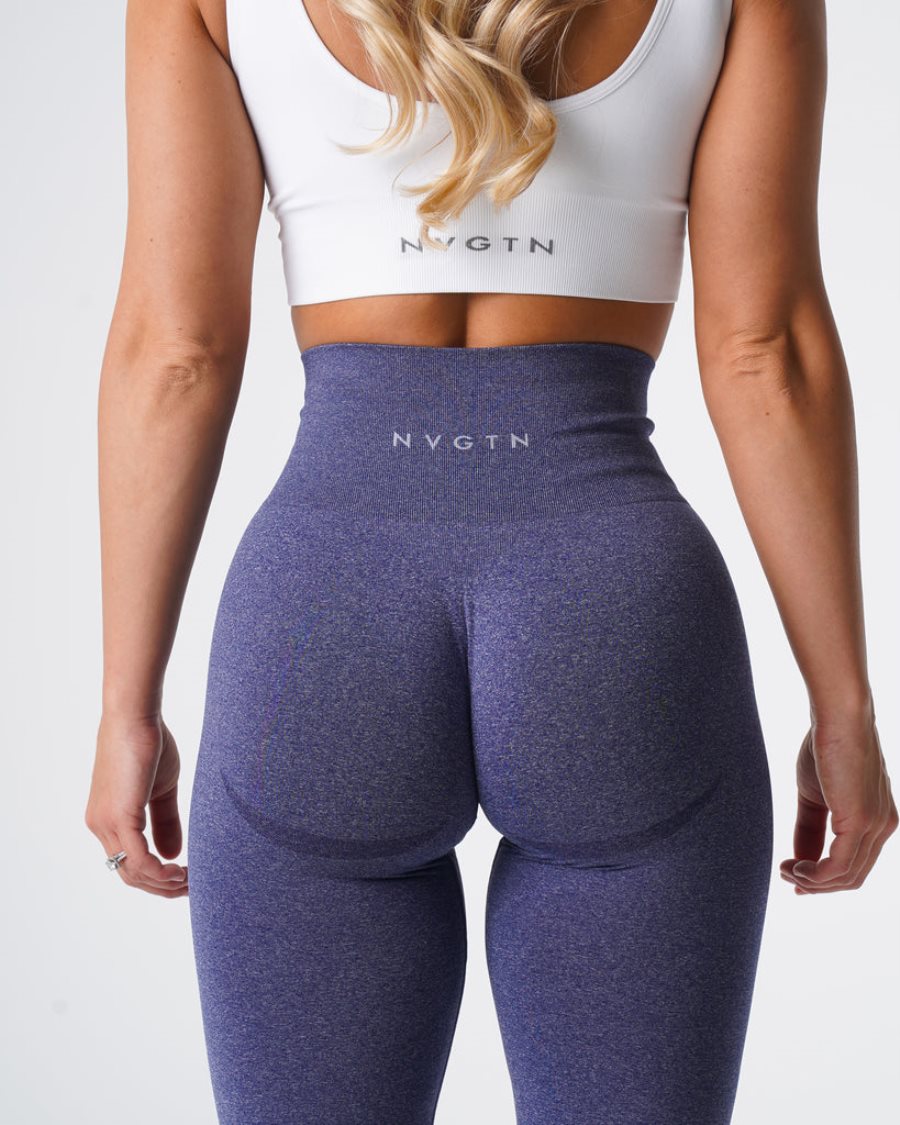 NVGTN Curve Seamless Leggings Damen Indigo Österreich | jViHf225