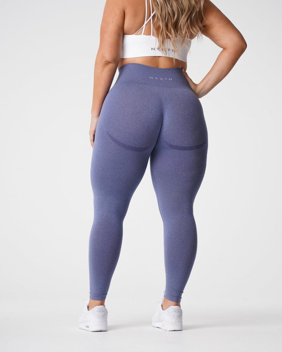 NVGTN Curve Seamless Leggings Damen Lila Österreich | 3FjREpuc