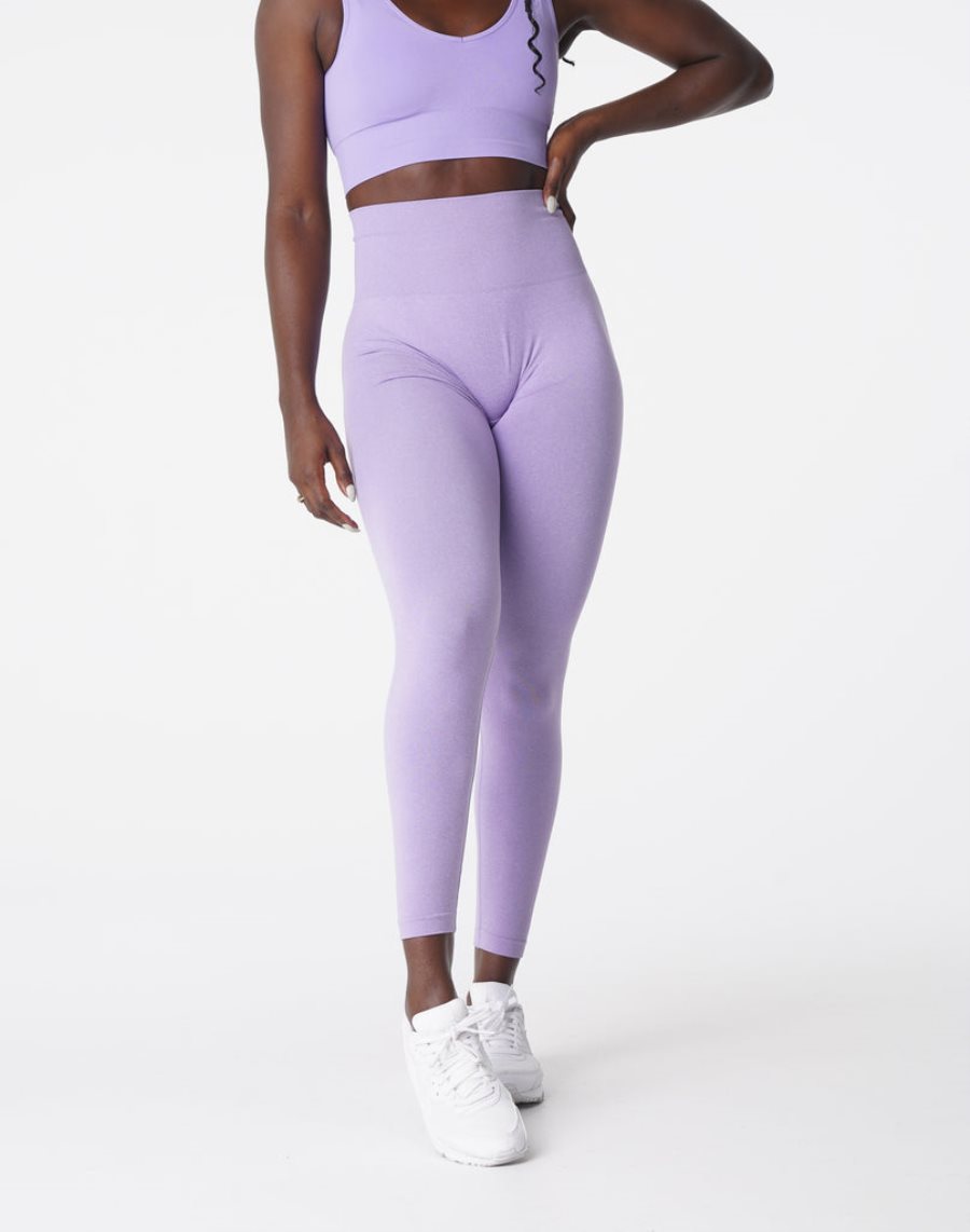 NVGTN Curve Seamless Leggings Damen Lila Österreich | DJRRn9YG