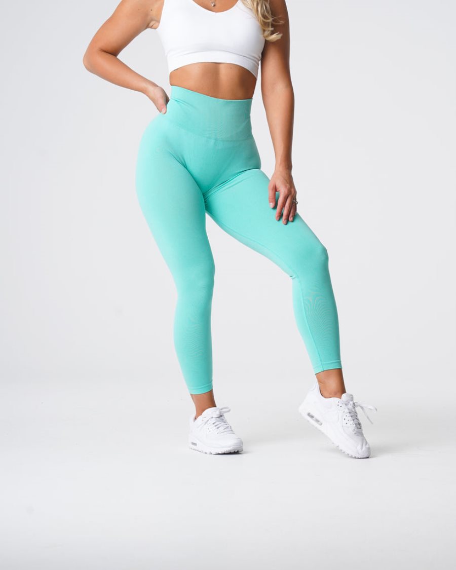 NVGTN Curve Seamless Leggings Damen Mintfarben Österreich | J9MJuoxg