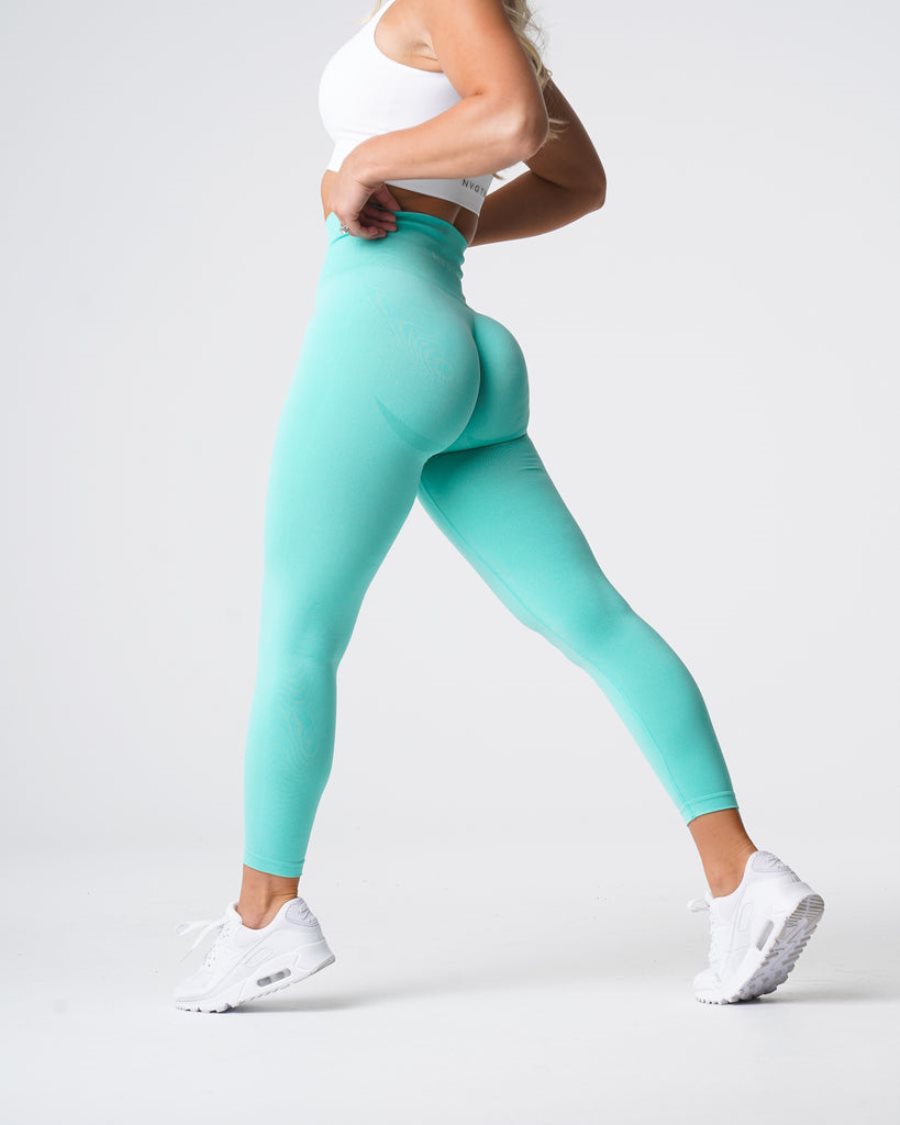 NVGTN Curve Seamless Leggings Damen Mintfarben Österreich | J9MJuoxg