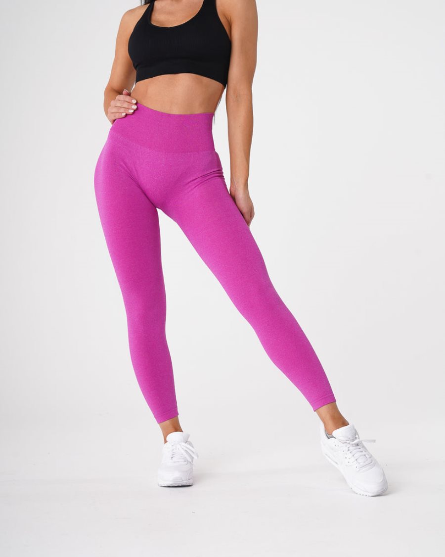 NVGTN Curve Seamless Leggings Damen Rosa Österreich | fzCrQhRQ