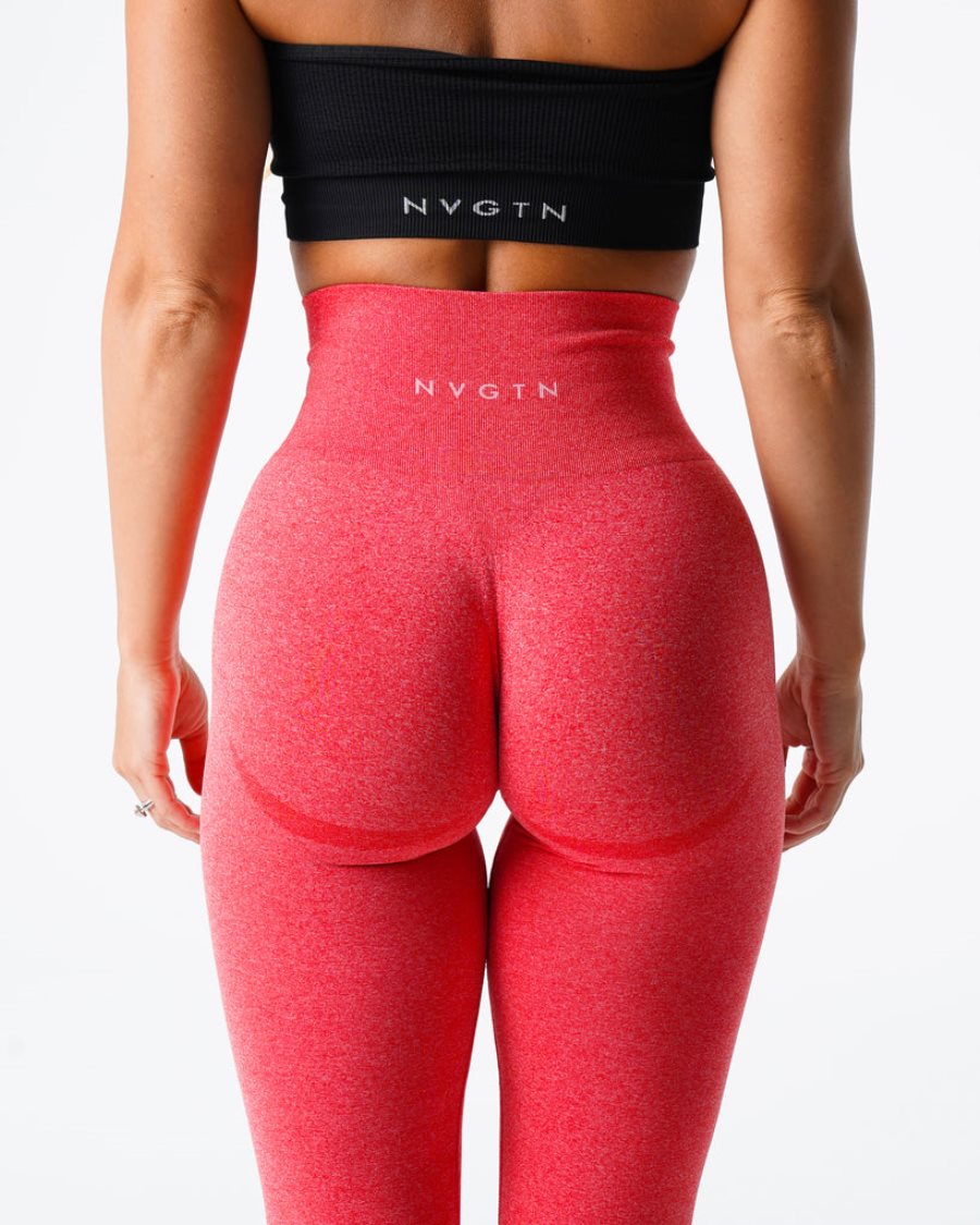 NVGTN Curve Seamless Leggings Damen Rot Österreich | vJ5yQsfU