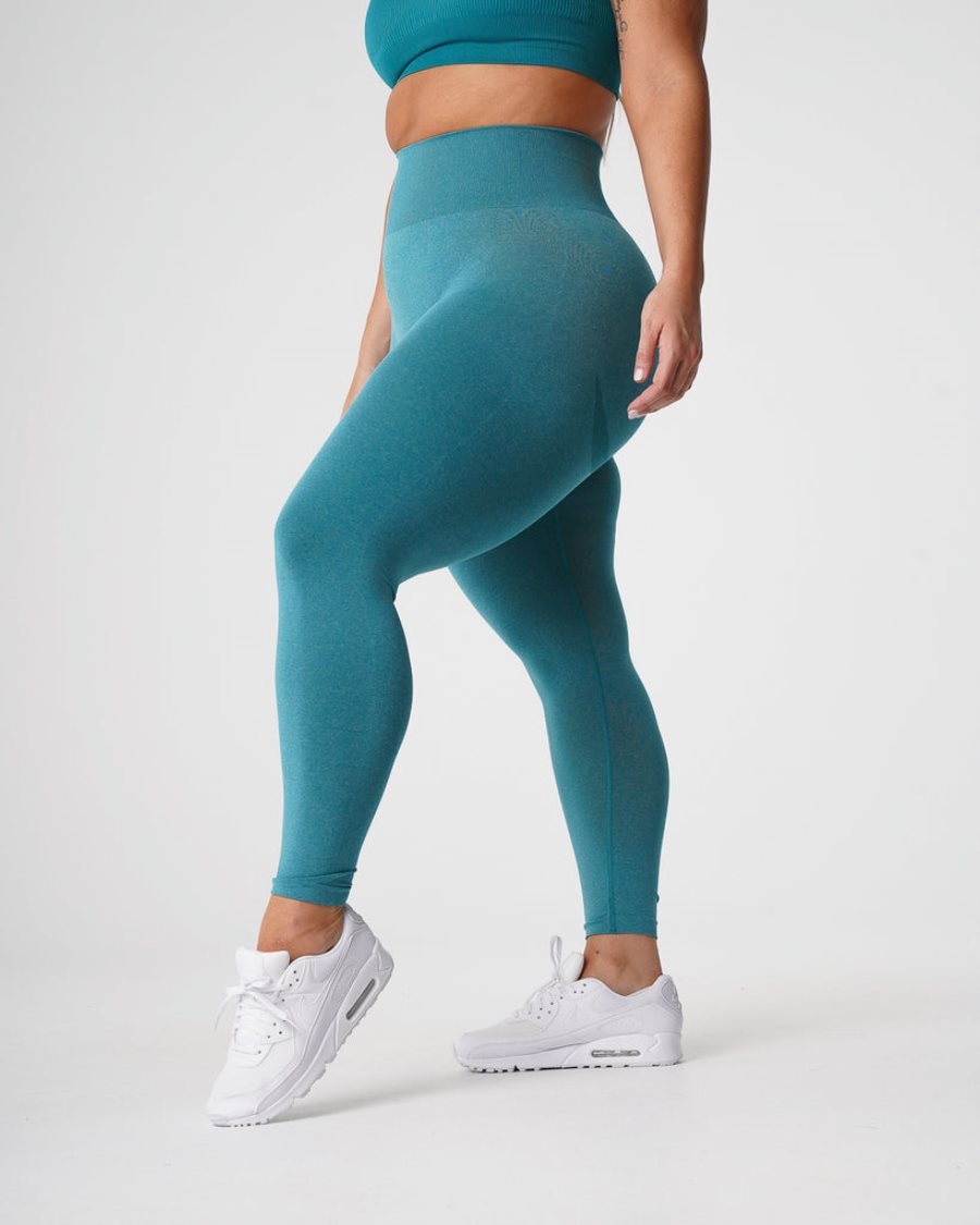 NVGTN Curve Seamless Leggings Damen Türkis Österreich | vgJy1yLJ