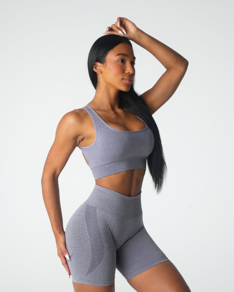 NVGTN Eclipse Seamless Sport Bh Damen Grau Österreich | H9vUKa6l