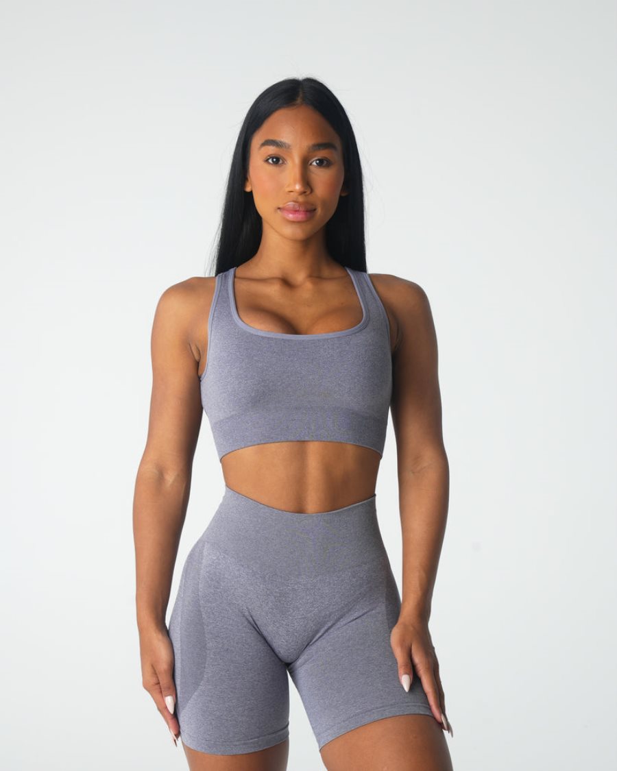 NVGTN Eclipse Seamless Sport Bh Damen Grau Österreich | H9vUKa6l