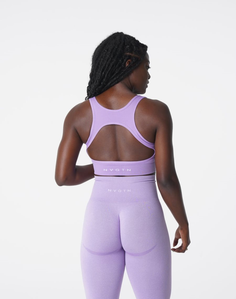 NVGTN Eclipse Seamless Sport Bh Damen Lila Österreich | Isgk1iNu