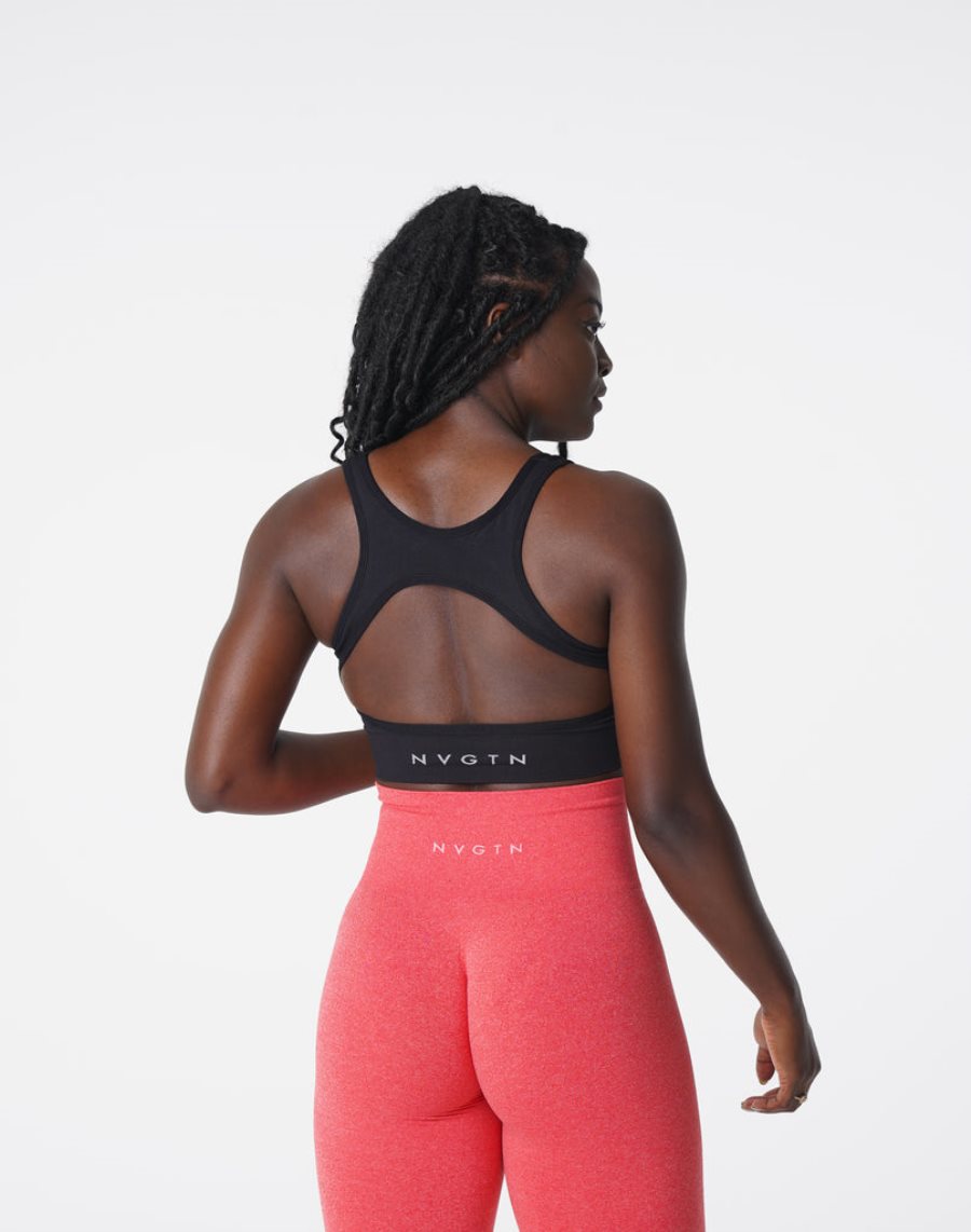 NVGTN Eclipse Seamless Sport Bh Damen Schwarz Österreich | vgXenduI