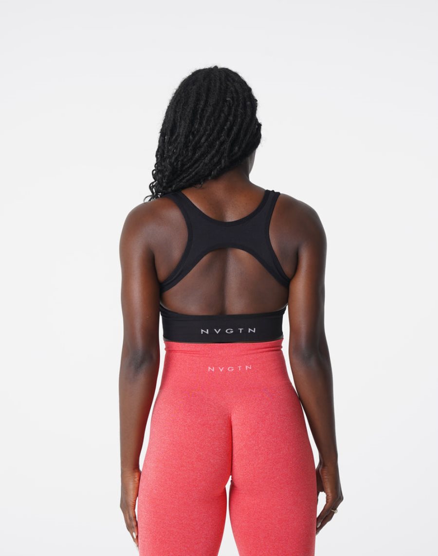 NVGTN Eclipse Seamless Sport Bh Damen Schwarz Österreich | vgXenduI