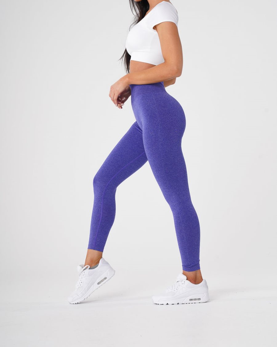 NVGTN Electric Blue NV Seamless Leggings Damen Blau Österreich | pyJ20dPN