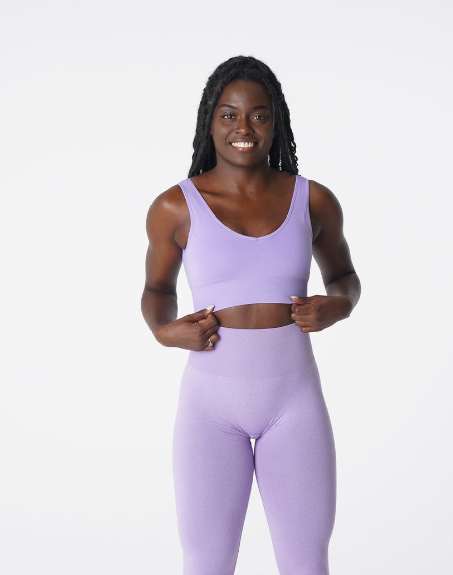 NVGTN Elevate Seamless Sport Bh Damen Lila Österreich | z7smCQGn