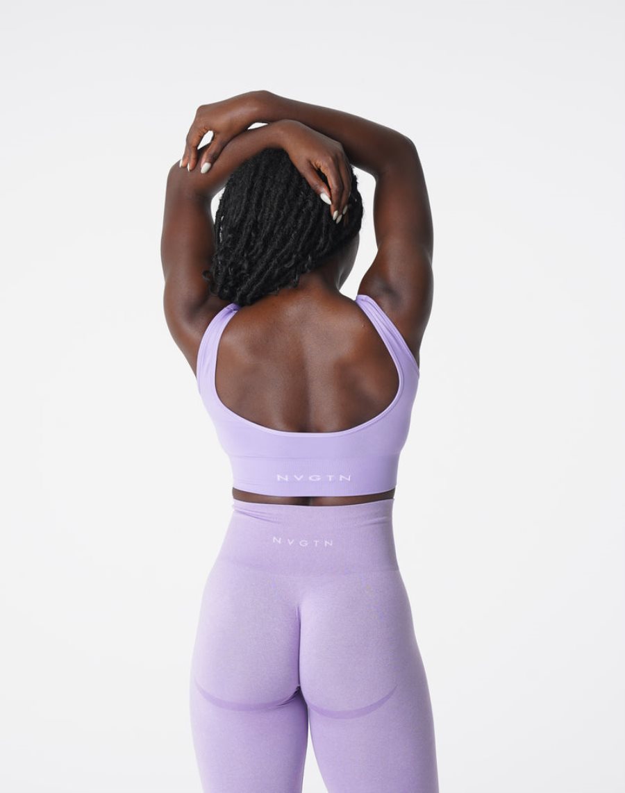 NVGTN Elevate Seamless Sport Bh Damen Lila Österreich | z7smCQGn