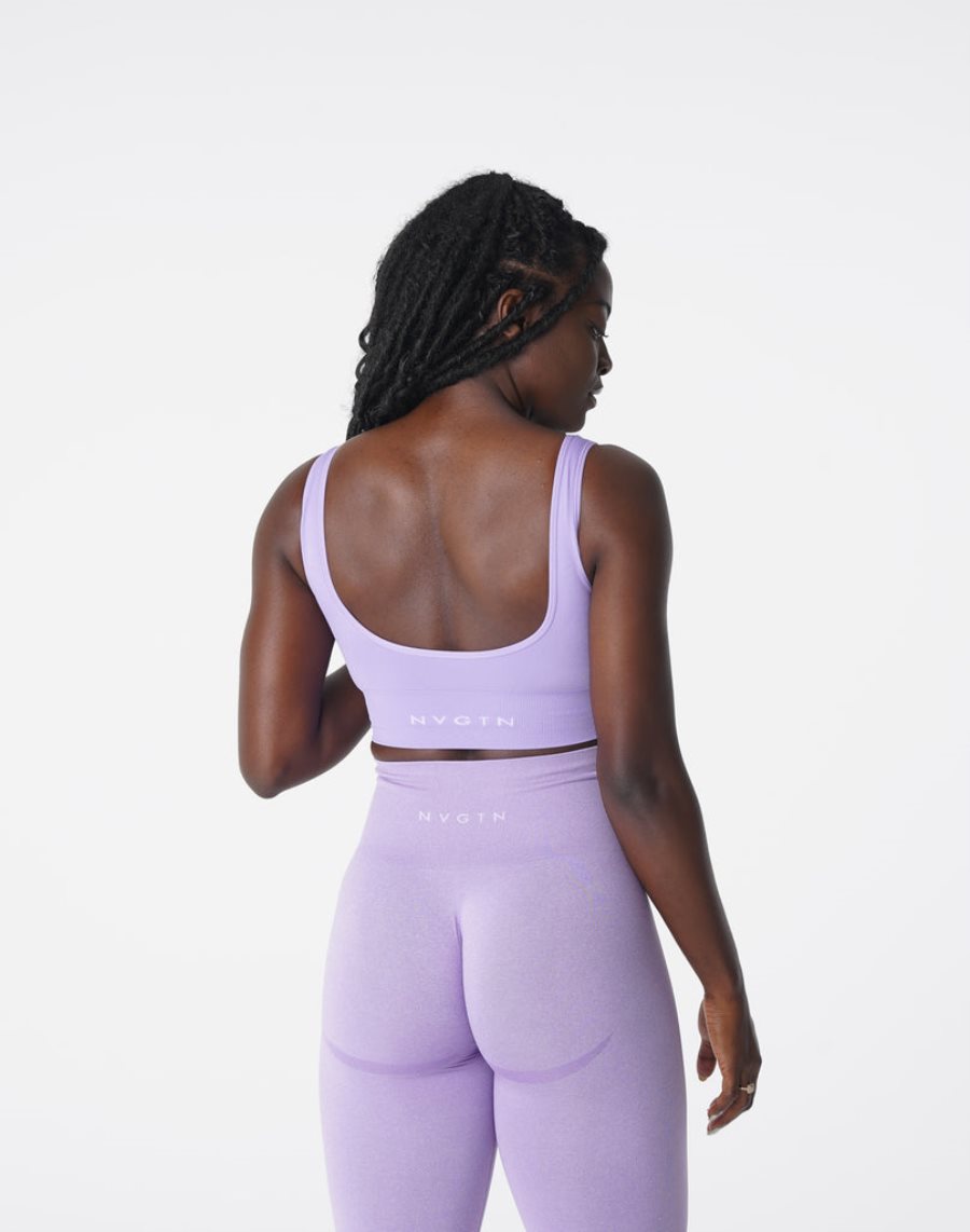 NVGTN Elevate Seamless Sport Bh Damen Lila Österreich | z7smCQGn