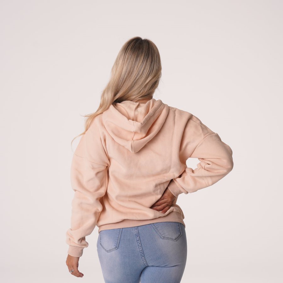 NVGTN Essential Drop Shoulder Hoodie Damen Beige Österreich | KFWKEV5