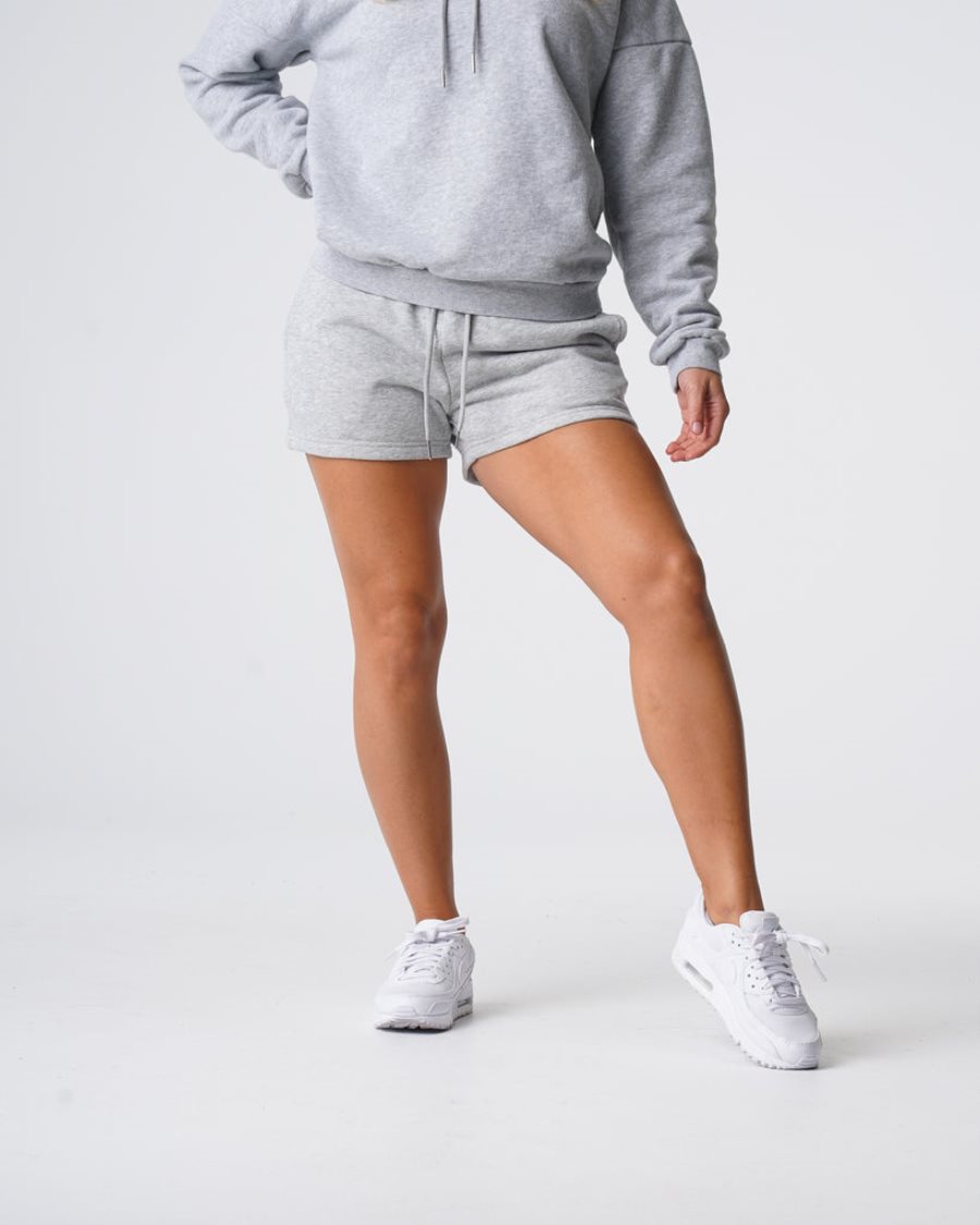 NVGTN Essential Lounge Kurze Hose Damen Grau Österreich | QiAcUlcT