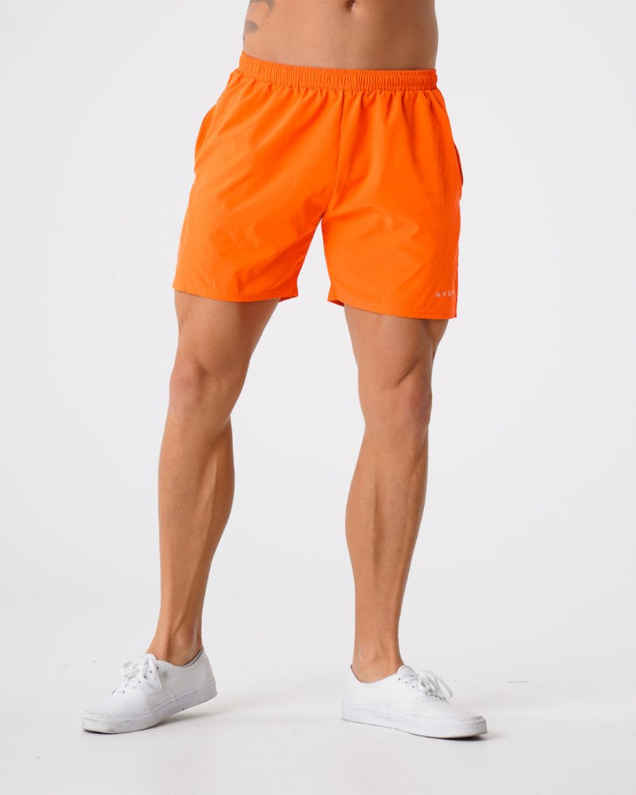 NVGTN Flex Kurze Hose Herren Orange Österreich | 8ymjtUYC