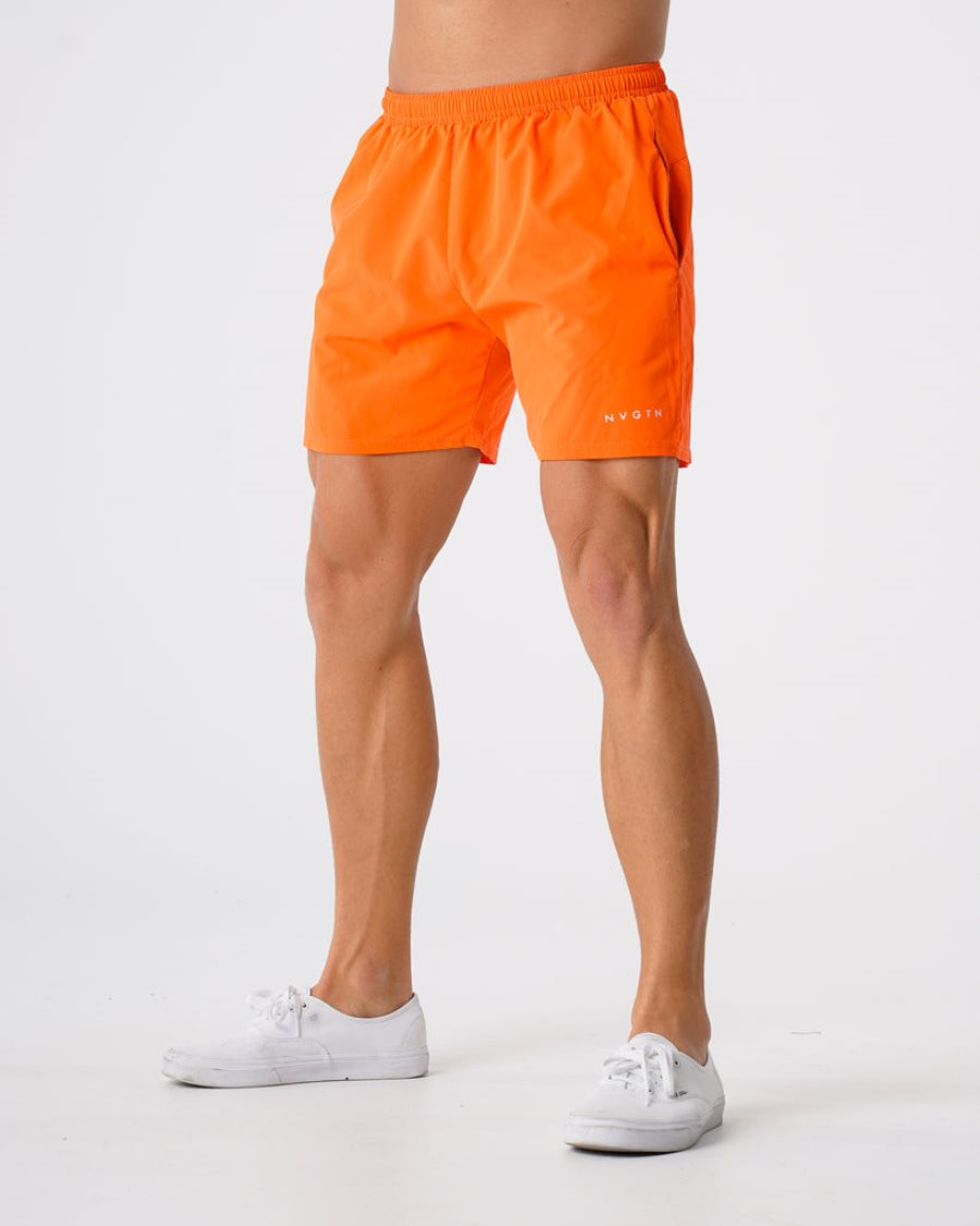 NVGTN Flex Kurze Hose Herren Orange Österreich | 8ymjtUYC