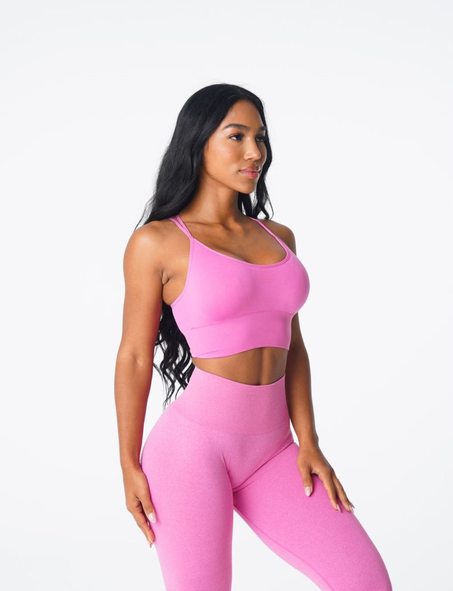 NVGTN Flourish Seamless Sport Bh Damen Rosa Österreich | funphOOs