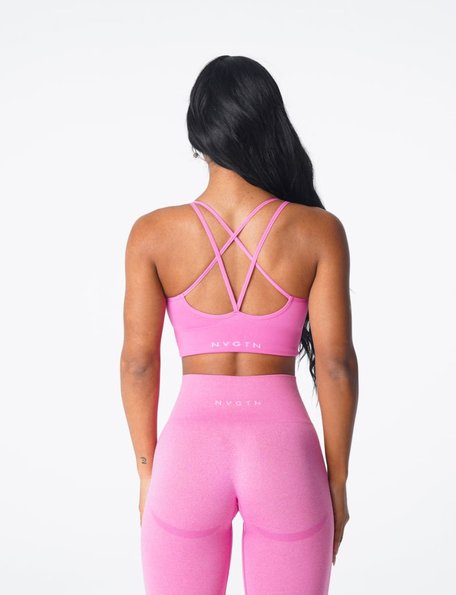 NVGTN Flourish Seamless Sport Bh Damen Rosa Österreich | funphOOs