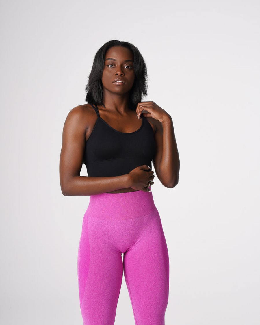 NVGTN Flourish Seamless Sport Bh Damen Schwarz Österreich | rMWSlFRp