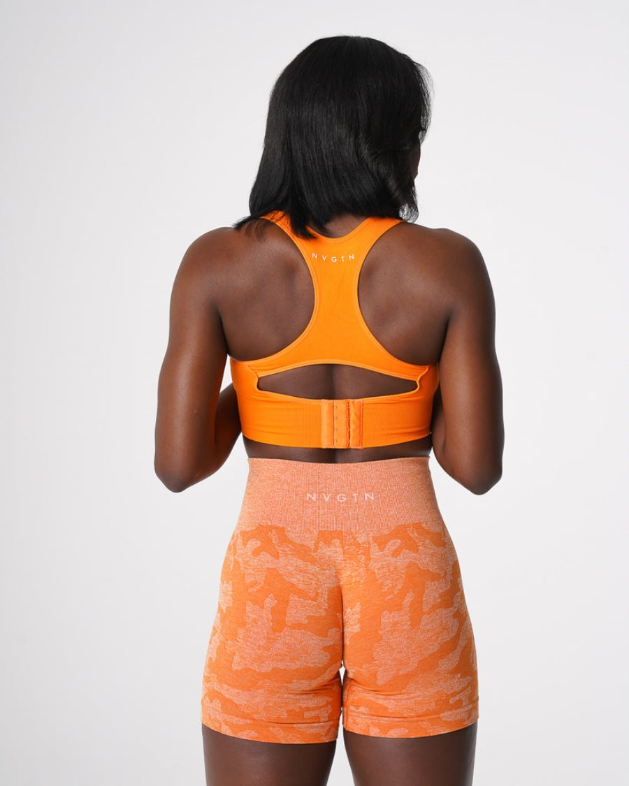 NVGTN Ignite Seamless Sport Bh Damen Orange Österreich | CybPsOTe